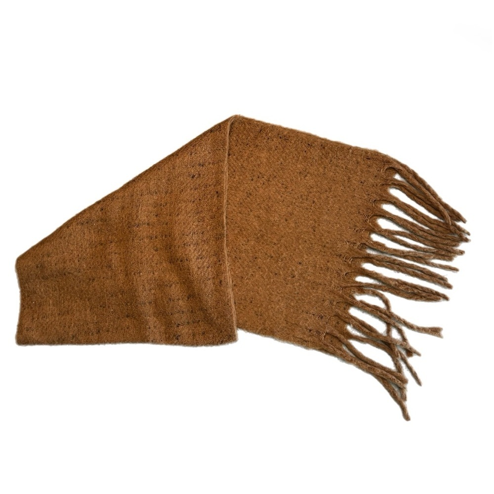 Urban Outfitters Brown Fringe Knit Scarf - Picture 2 of 7